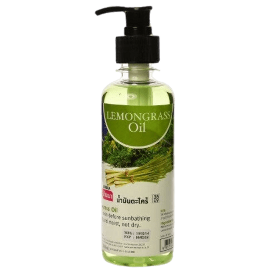 BANNA Lemongrass Oil, 250мл Banna Масло для тела массажное легкое с экстрактом лемонграсса