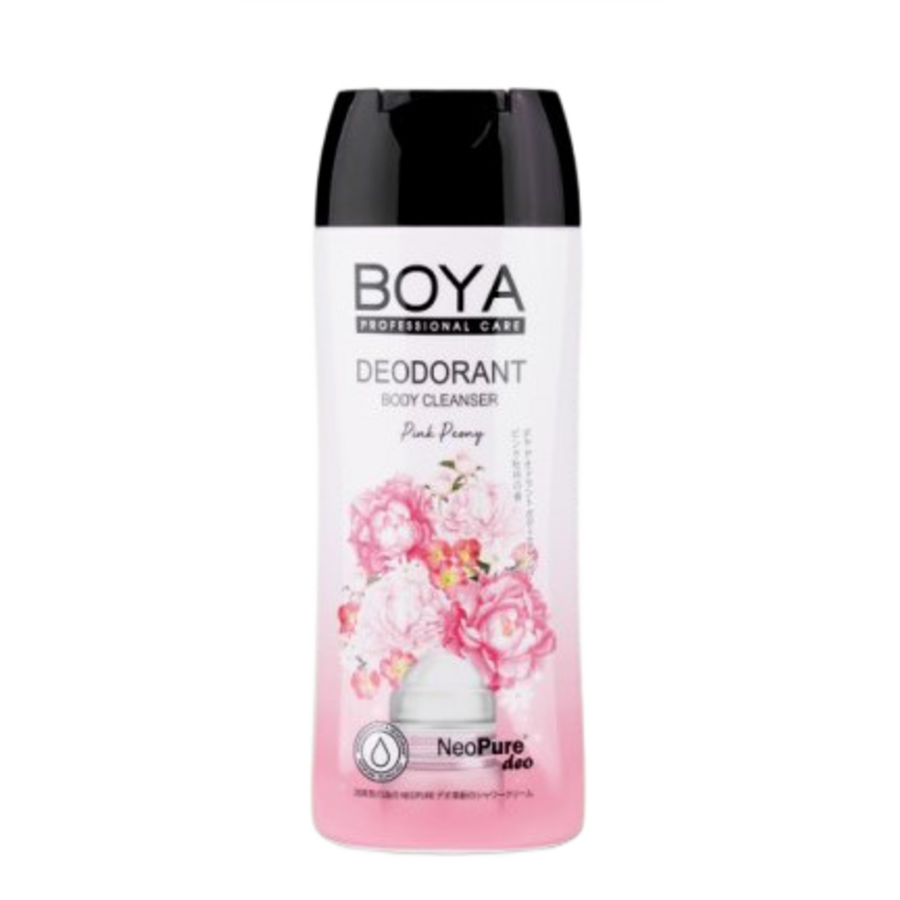 BOYA Deodorant Body Cleanser Pink Peony, 180мл Boya Гель для душа дезодорирующий с ароматом пиона