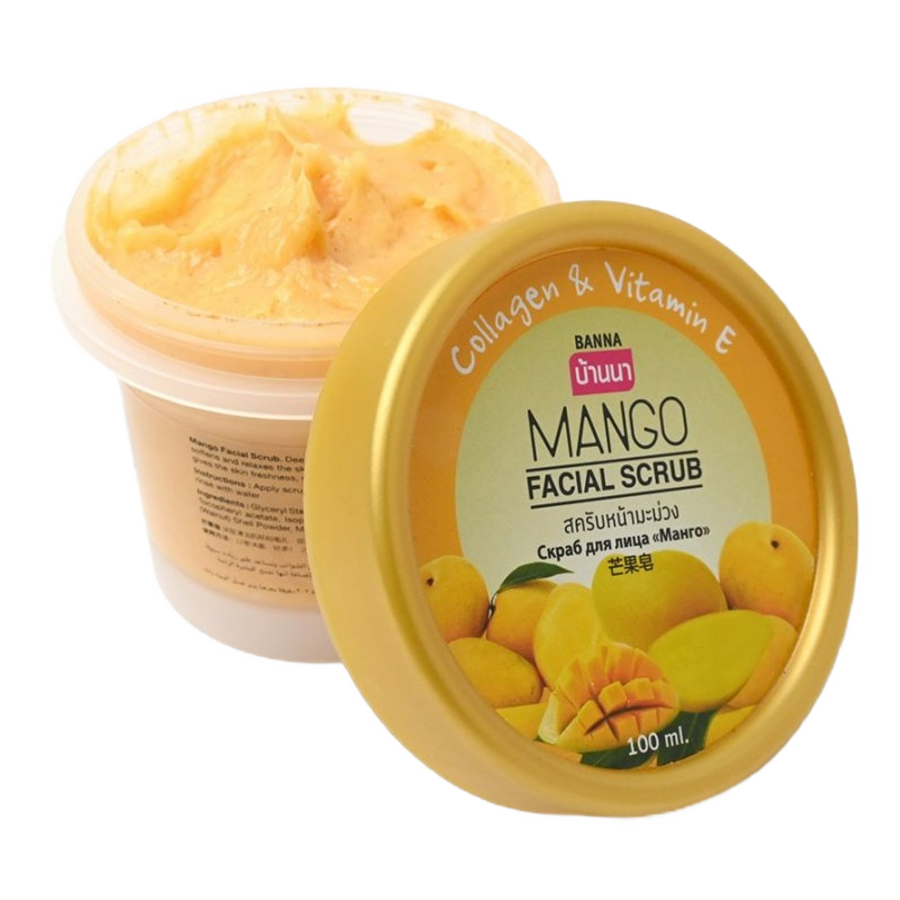 BANNA Mango Facial Scrub, 100мл Banna Скраб для лица с манго