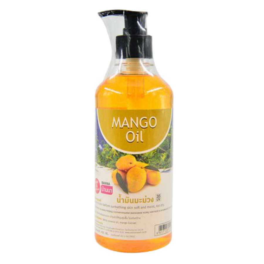 BANNA Banna Масло массажное с экстрактом манго, помпа, 450мл
