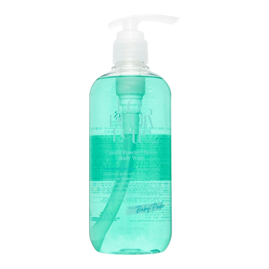 L'ODEURLETTE Colorfit Powdery Breeze Body Wash, 500мл L'odeurlette Гель для душа парфюмированный c ароматом бергамота и детской присыпки