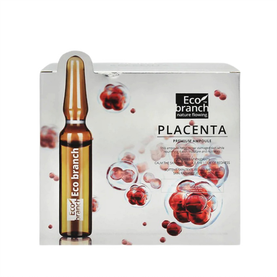 ECO BRANCH Premium Ampoule Placenta, 2мл*30шт Eco Branch Сыворотка премиальная с плацентой