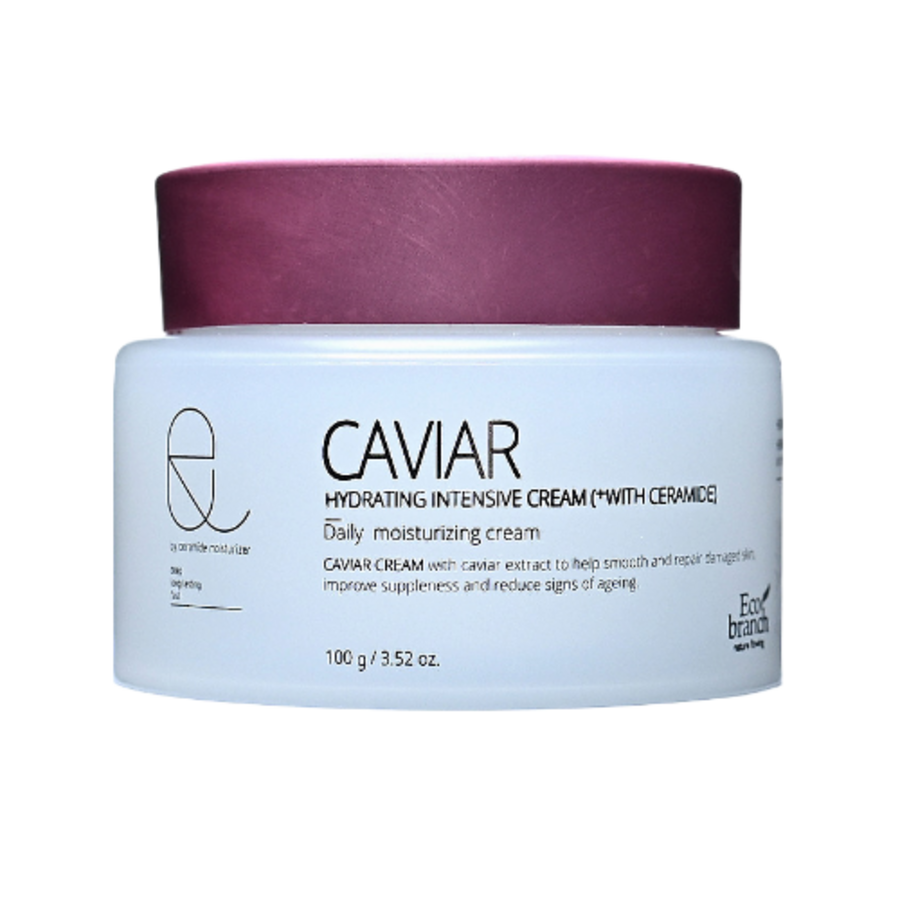ECO BRANCH Hydrating Intensive Caviar Cream, 100мл Eco Branch Крем интенсивно увлажняющий с экстрактом икры