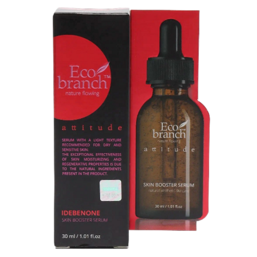 ECO BRANCH Skin Booster Serum Idebenone, 30мл Eco Branch Сыворотка-бустер для лица с идебеноном