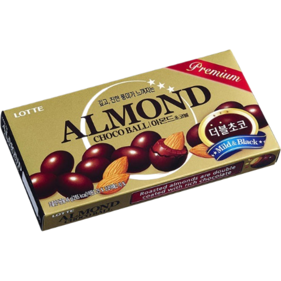 LOTTE Almond Choco Ball, 46гр. Lotte Миндаль в молочном шоколаде
