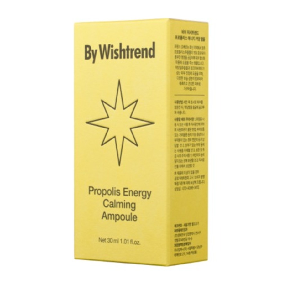 BY WISHTREND Propolis Energy Calming Ampoule, 30мл. By Wishtrend Сыворотка для лица ампульная противовоспалительная с прополисом