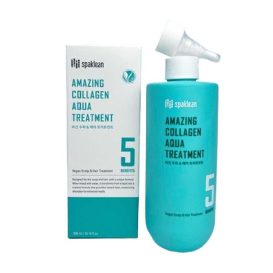 SPAKLEAN Amazing Collagen Aqua Treatment, 300мл Spaklean Бальзам-филлер для волос с коллагеном