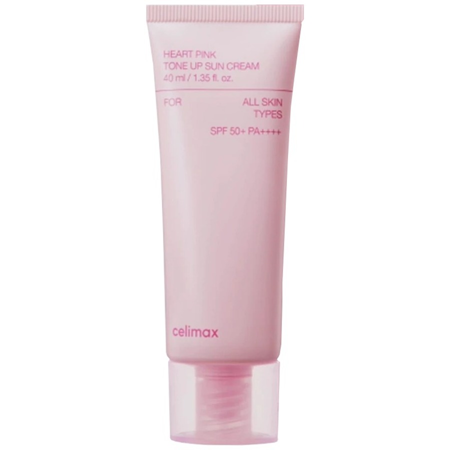 CELIMAX Heart Pink Tone Up Sun Cream SPF 50+PA++++, 40мл Celimax Крем солнцезащитный выравнивающий