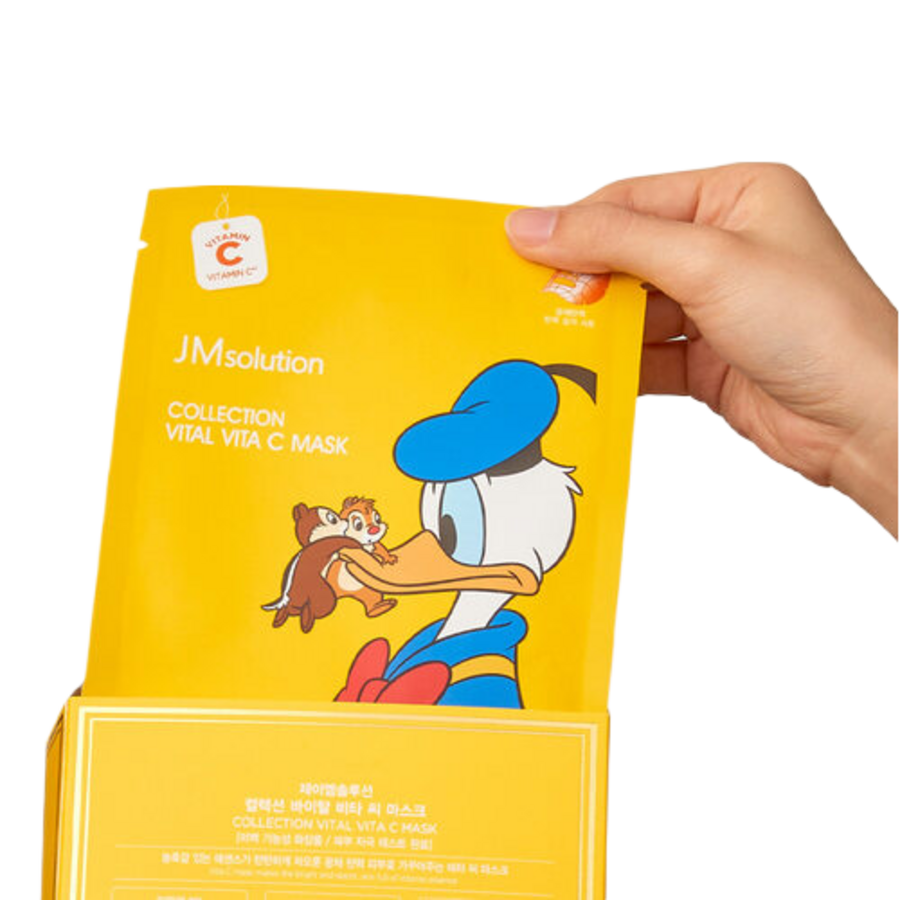 JM SOLUTION Disney Collection Vital Vita C Mask, 30мл JMsolution Маска тканевая с витамином С
