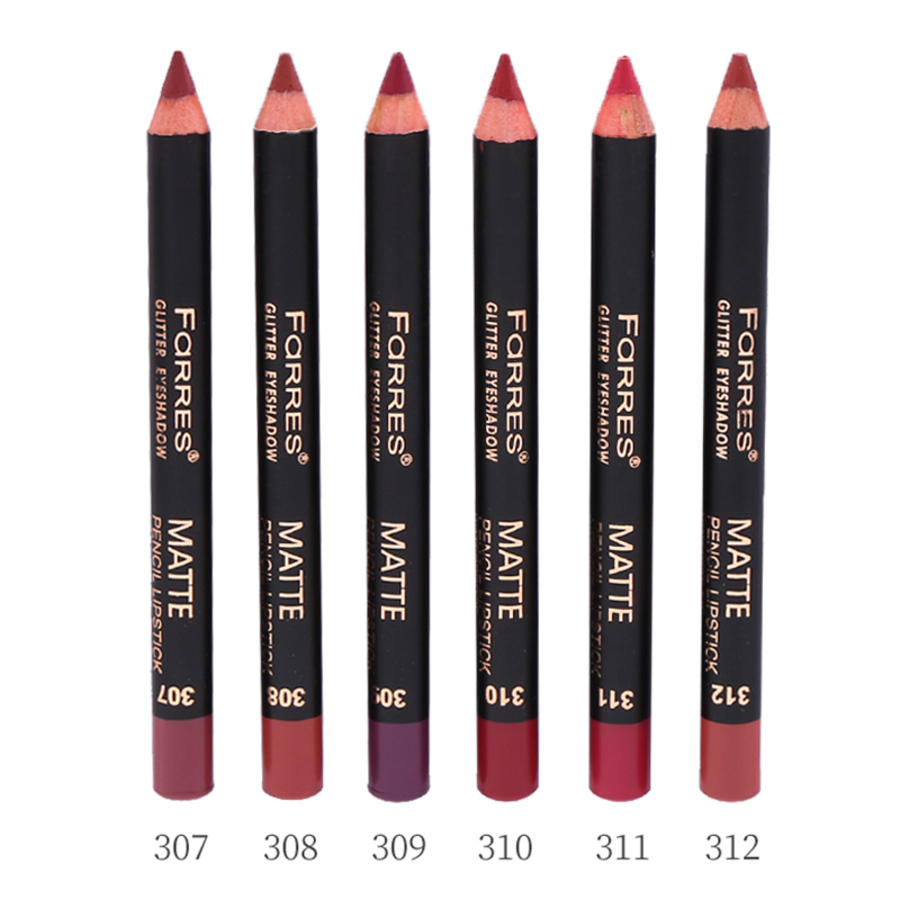FARRES Matte Pencil Lipstick, 2г Farres Карандаш для губ матовый №309, темная малина
