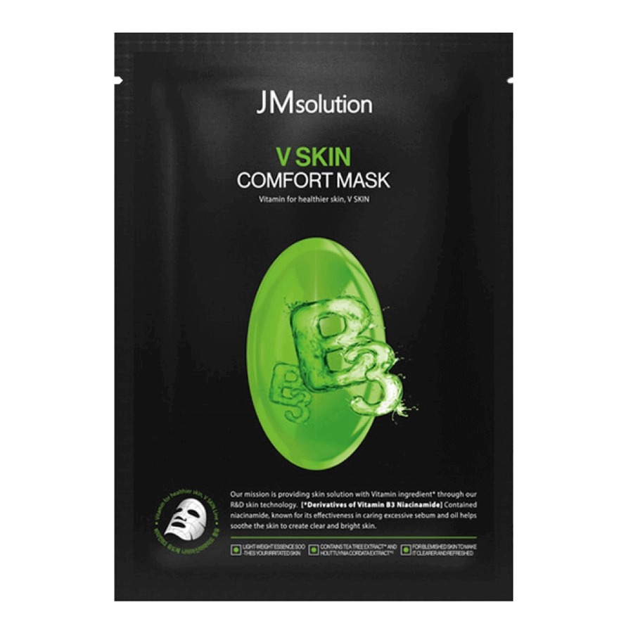 JM SOLUTION V Skin Comfort Mask Vitamin B3, 30мл JMsolution Маска тканевая с витамином В3