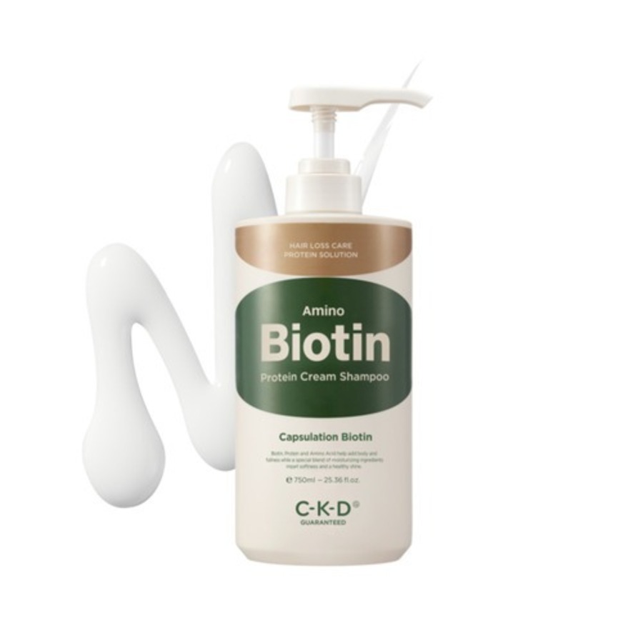 CKD Amino Biotin Protein Cream Shampoo, 750мл CKD Крем-шампунь питательный амино-биотин-протеиновый
