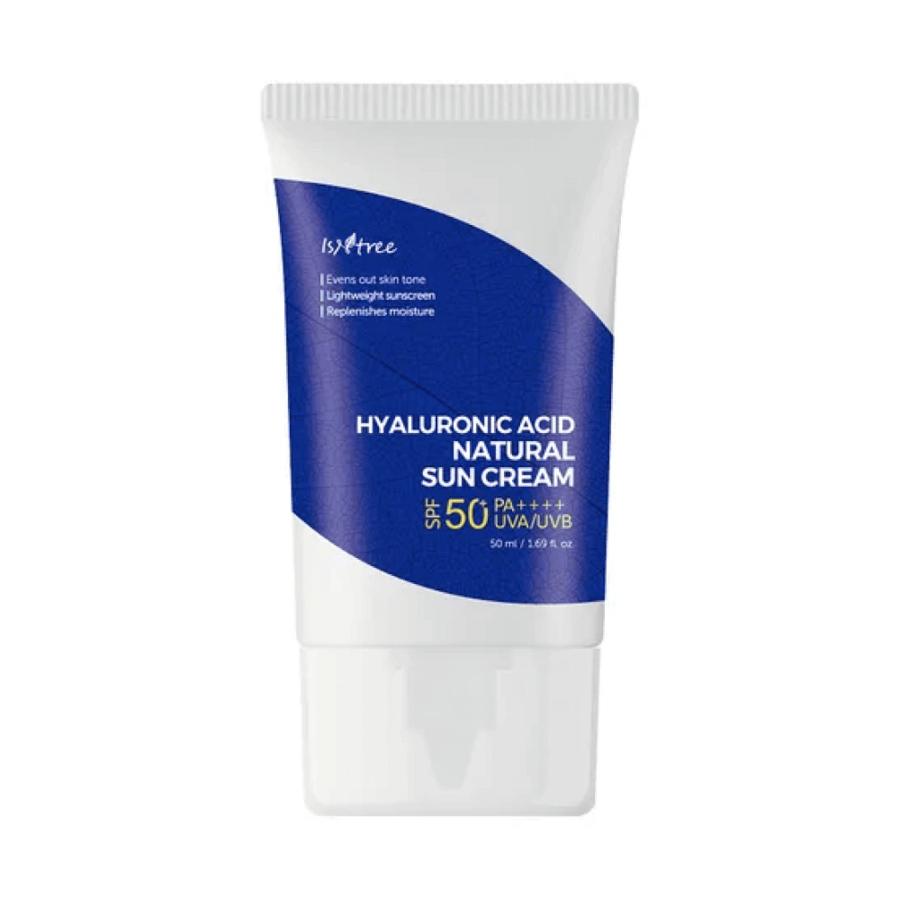 ISNTREE Hyaluronic Acid Natural Sun Cream SPF50+ PA++++, 50мл Isntree Крем солнцезащитный минеральный