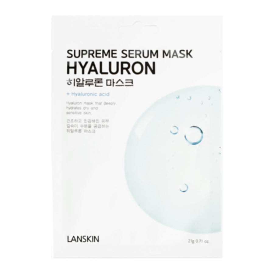 LANSKIN Hyaluron Supreme Serum Mask, 21г LanSkin Маска тканевая с гиалуроновой кислотой