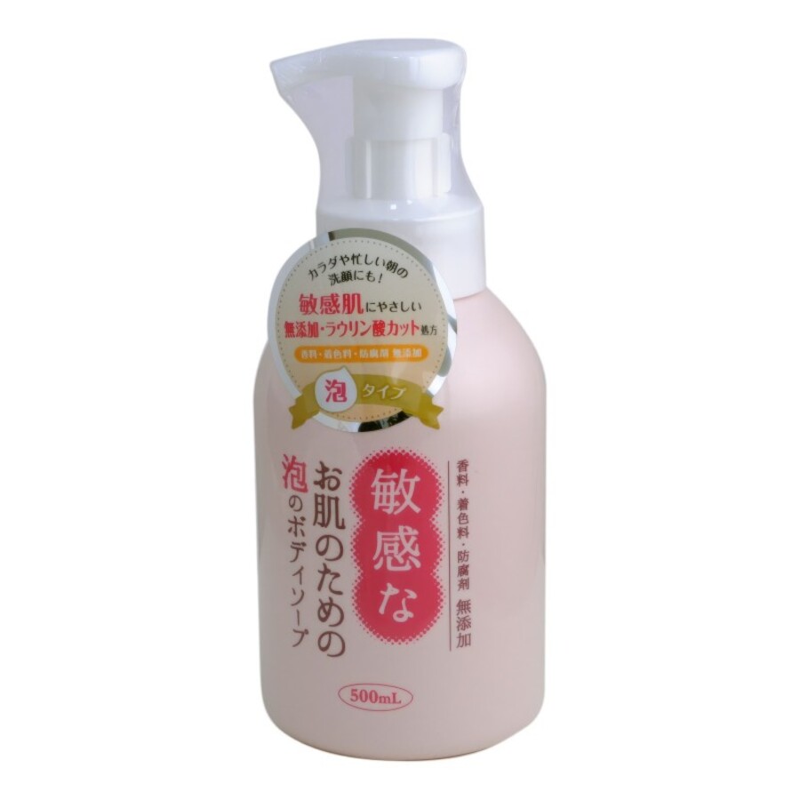 CLOVER Body Soap, 500мл Clover Мыло для тела жидкое пенящееся для чувствительной кожи