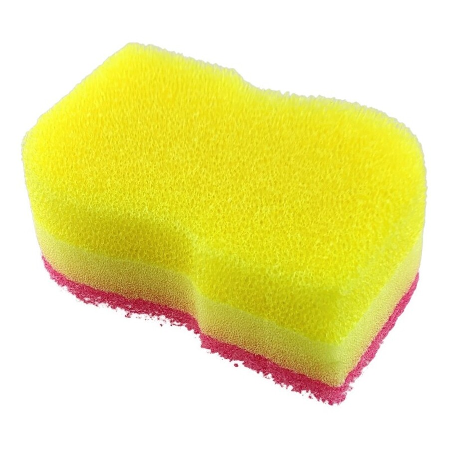 KIKULON Petit-Soft Kitchen Sponge Scourer Non Scratch, 1шт Kikulon Губка для посуды с антибактериальной пропиткой, без абразивных частиц, трехслойная