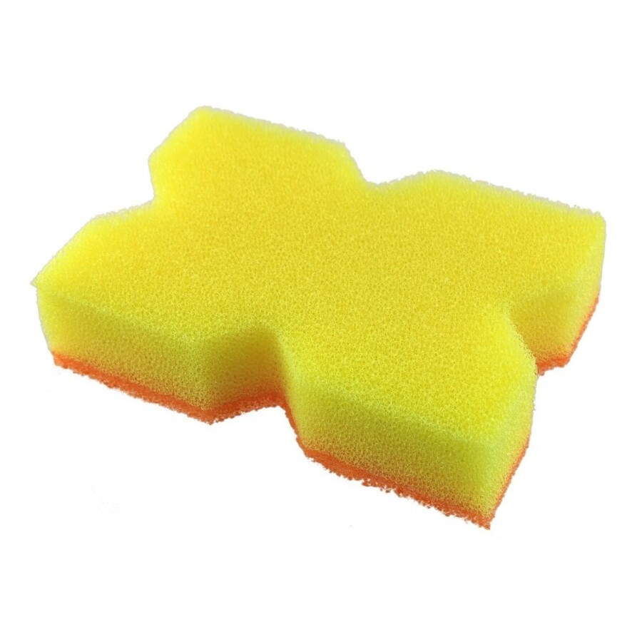 KIKULON Kubomi Kitchn Sponge Courer Non Scratch, 1шт Kikulon Губка для посуды с антибактериальной пропиткой, двухслойная, мягкий верхний слой