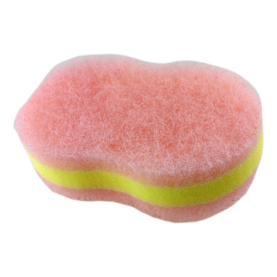KIKULON Nylon-Touch Sponge Scourer Non Scratch, 1шт Kikulon Губка для посуды с антибактериальной пропиткой, трехслойная, мягкий верхний слой