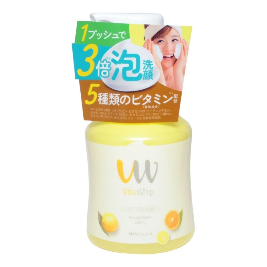 MAX Vita whip facial foam, 300мл Max Пена для умывания лица “5 витаминов”