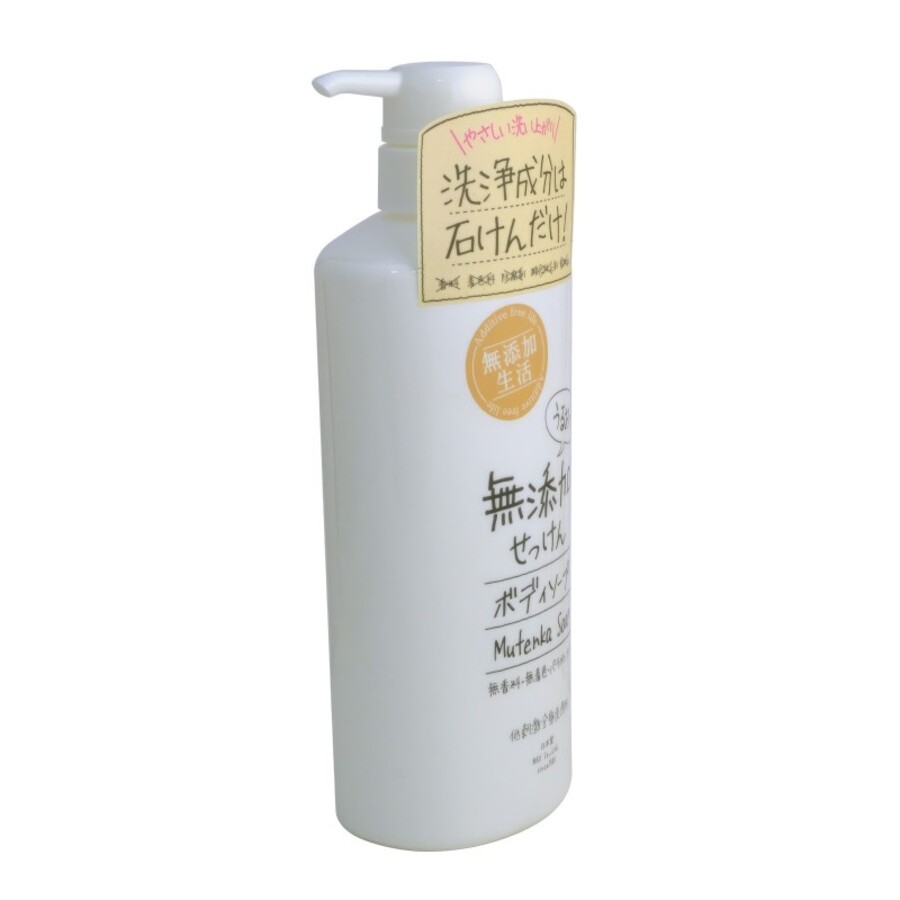 MAX Uruoi No Sachi Body Soap, 500мл Max Мыло для тела жидкое натуральное увлажняющее