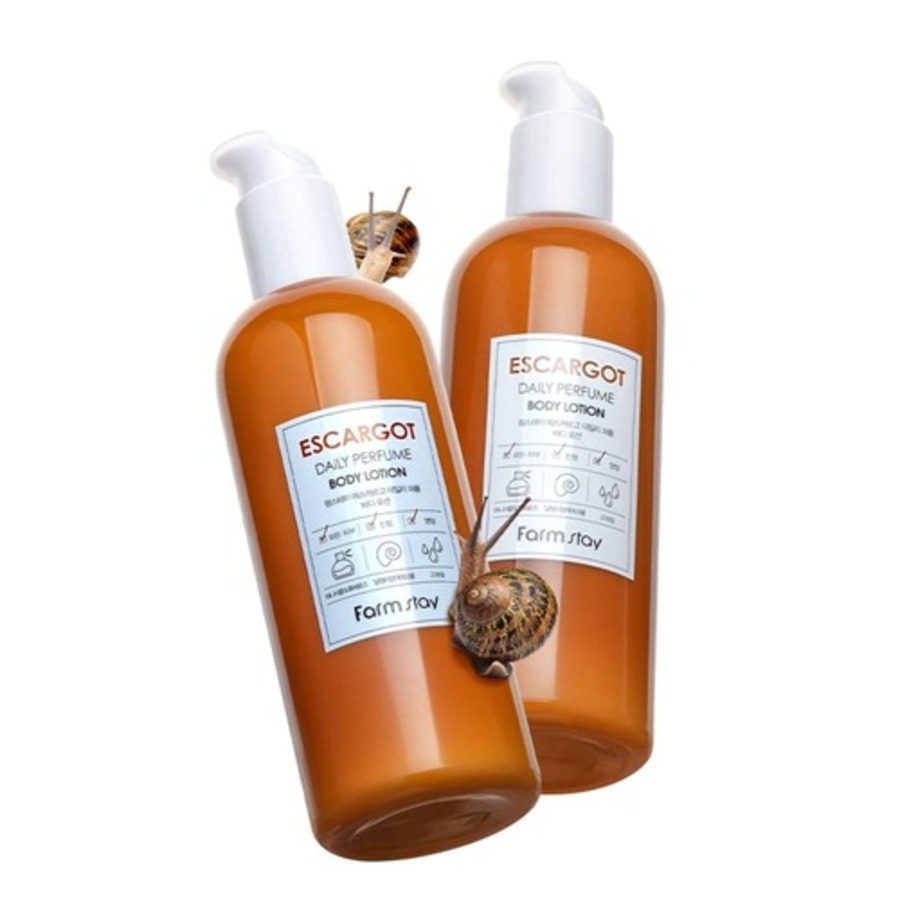 FARMSTAY Daily Perfume Body Lotion Escargot, 330мл. Лосьон для тела парфюмированный с муцином улитки