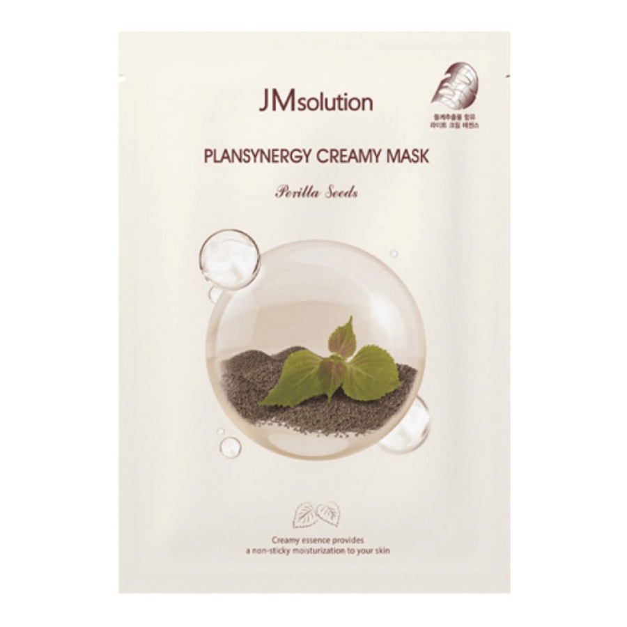 JM SOLUTION Plansynergy Creamy Mask Perilla Seed, 30мл JMsolution Маска тканевая с экстрактом семян периллы