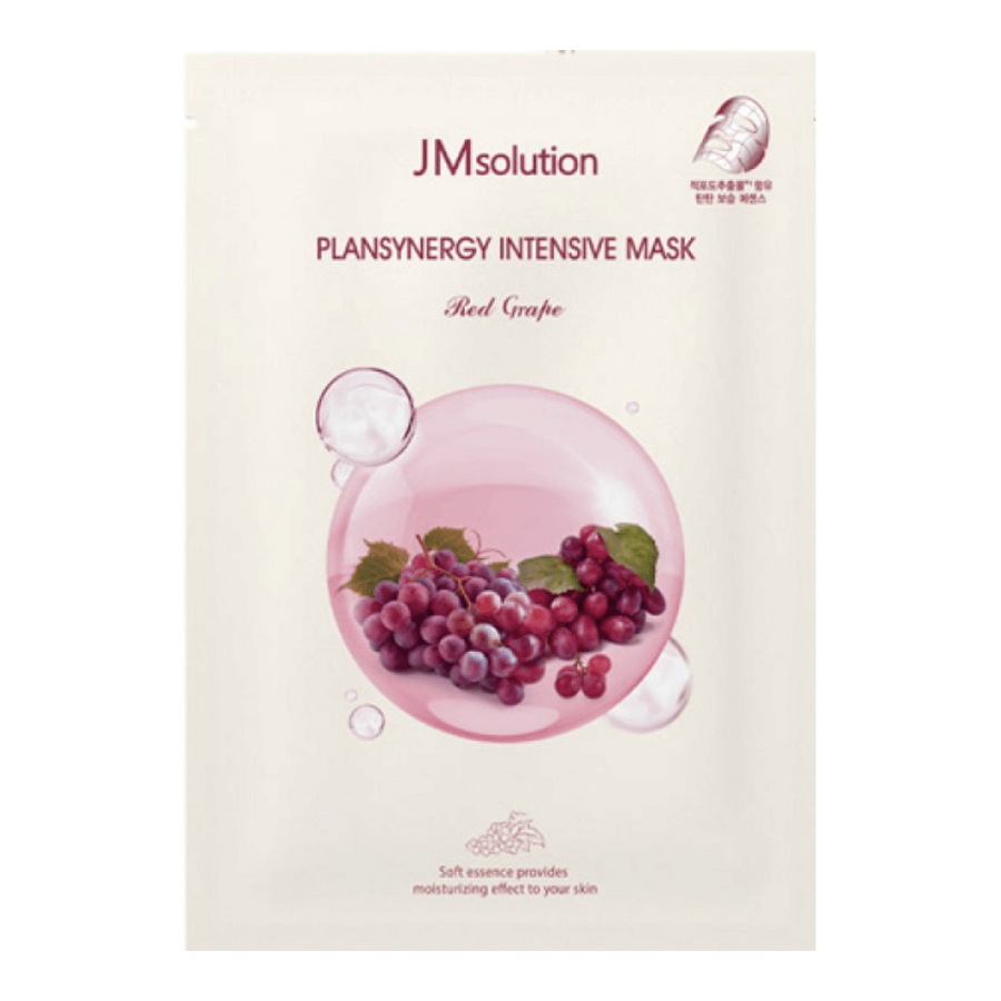 JM SOLUTION Plansynergy Intensive Mask Grape, 30мл JMsolution Маска тканевая с экстрактом красного винограда