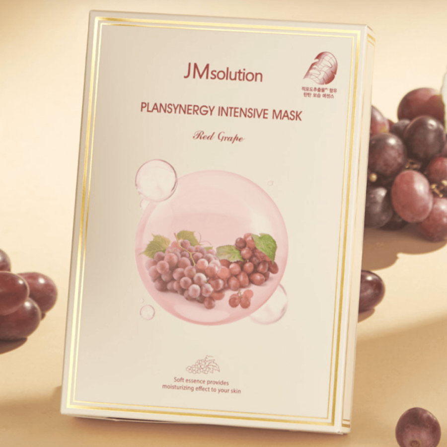 JM SOLUTION Plansynergy Intensive Mask Grape, 30мл JMsolution Маска тканевая с экстрактом красного винограда