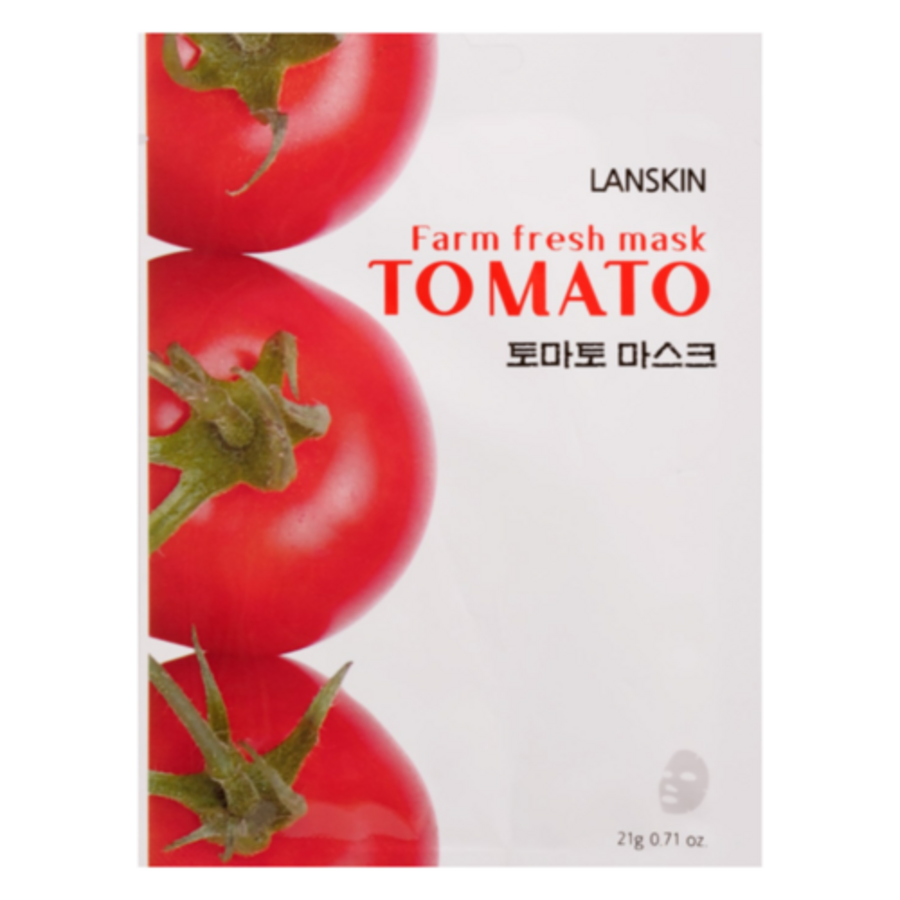 LANSKIN Farm Fresh Tomato Mask, 21г LanSkin Маска тканевая с экстрактом томата