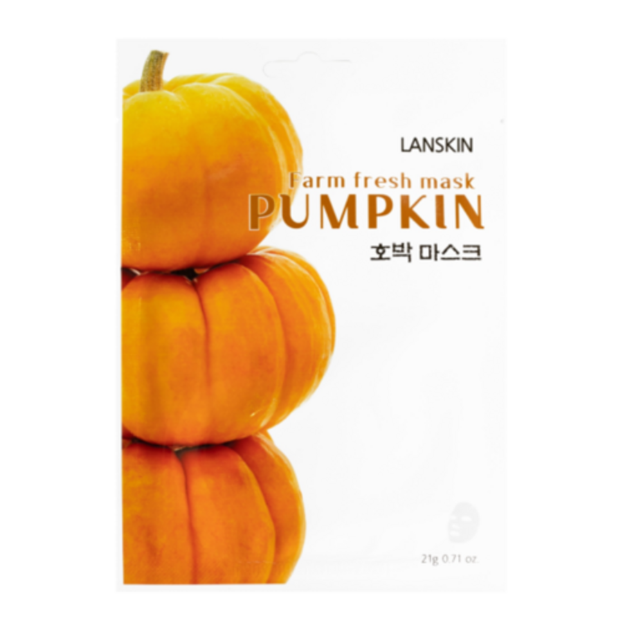 LANSKIN Pumpkin Farm Fresh Mask, 21г LanSkin Маска тканевая с экстрактом тыквы