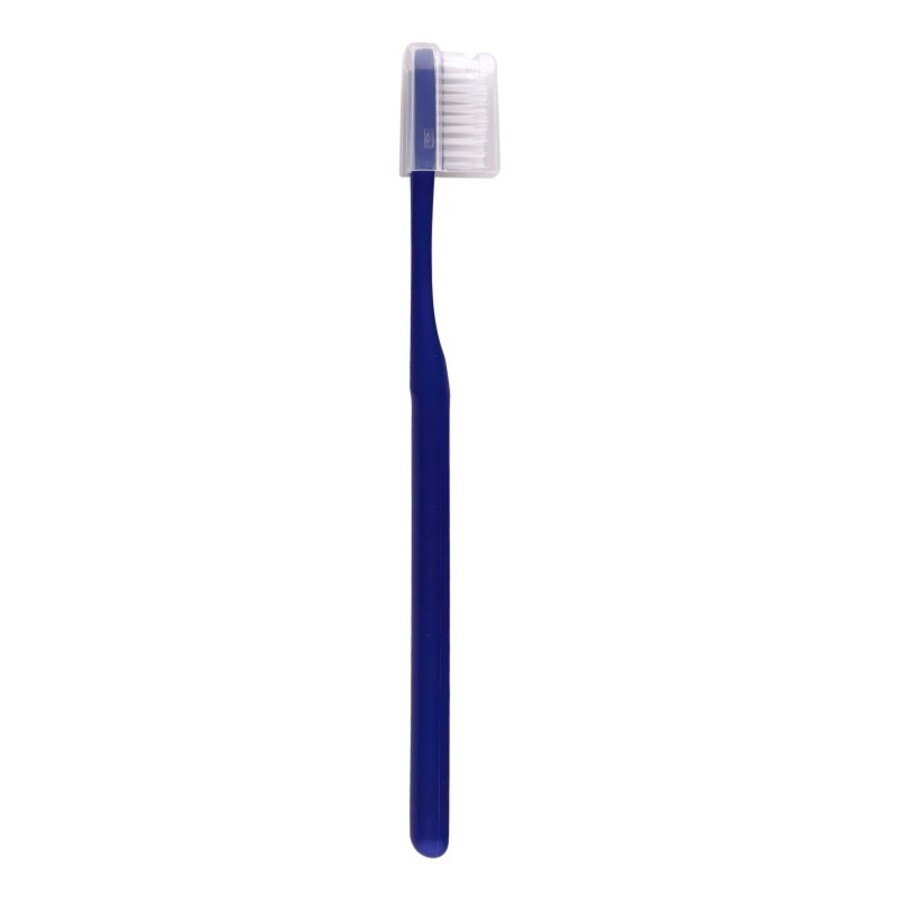 DENTAL CARE Nano Silver Pectrum Toothbrush, 1шт Dental Care Щетка зубная c наночастицами серебра и двойной щетиной, средней жесткости и мягкой, цвет темно-синий