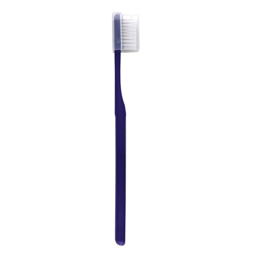 DENTAL CARE Nano Silver Pectrum Toothbrush, 1шт Dental Care Щетка зубная c наночастицами серебра и двойной щетиной, средней жесткости и мягкой, цвет темно-фиолетовый