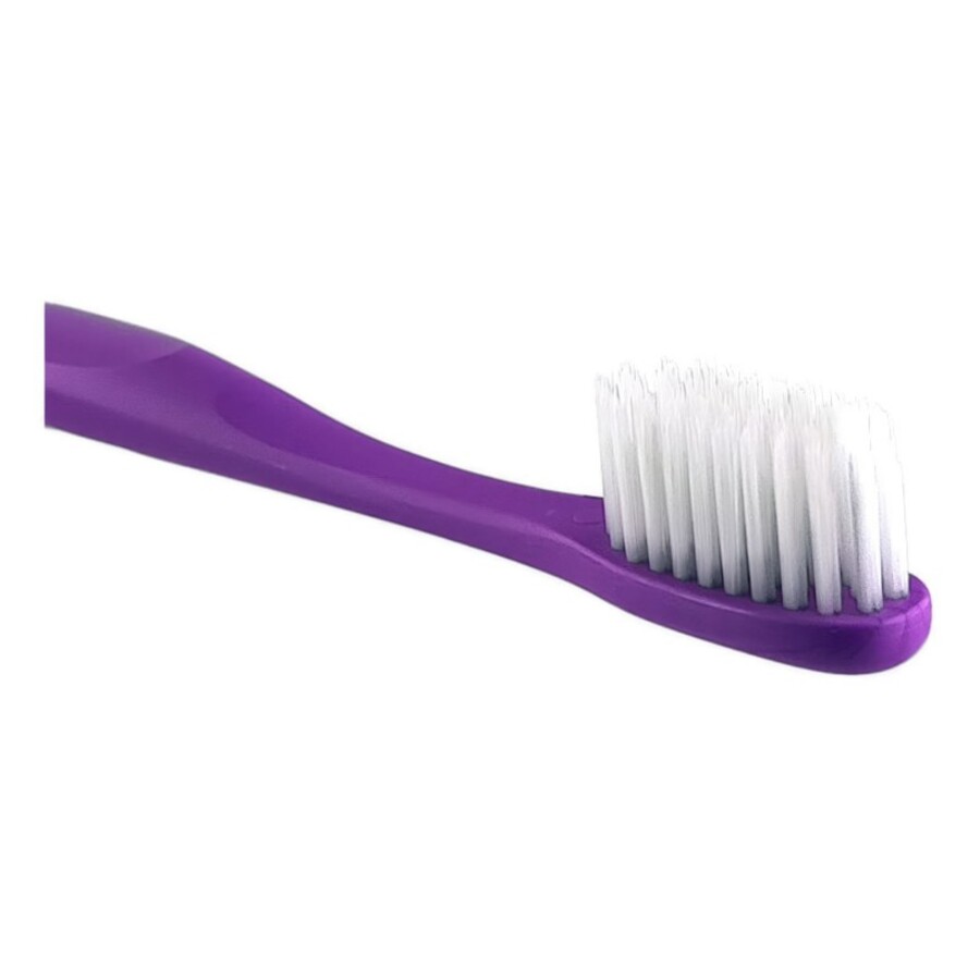 DENTAL CARE Nano Silver Pectrum Toothbrush, 1шт Dental Care Щетка зубная c наночастицами серебра и двойной щетиной, средней жескости и мягкой, цвет фиолетовый