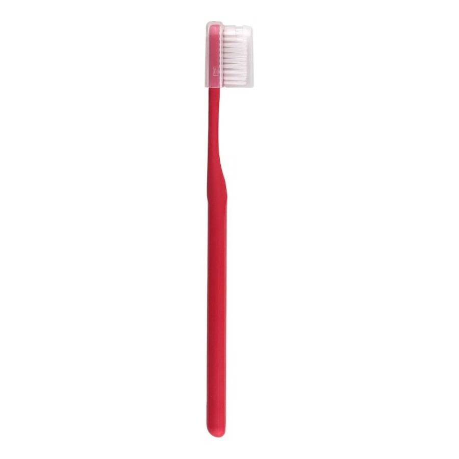 DENTAL CARE Nano Silver Pectrum Toothbrush, 1шт Dental Care Щетка зубная c наночастицами серебра и двойной щетиной, средней жесткости и мягкой, цвет красный