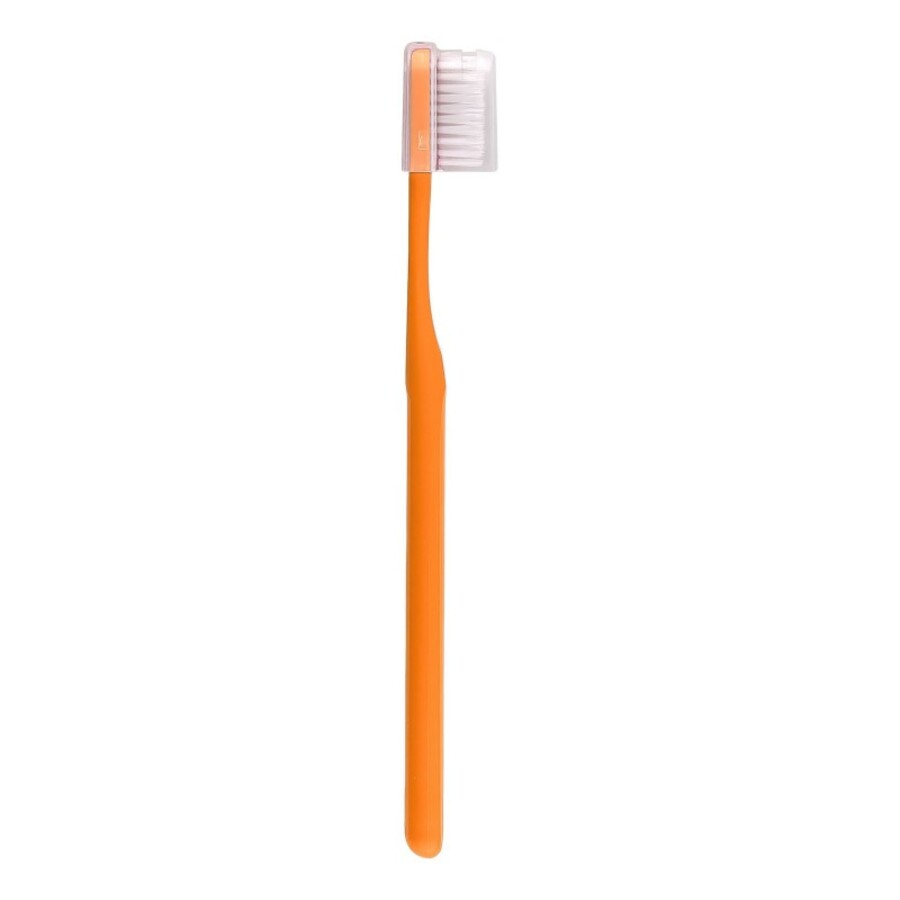 Dental Care Щетка зубная c наночастицами серебра и двойной щетиной, средней жескости и мягкой, цвет темно-оранжевый DENTAL CARE Nano Silver Pectrum Toothbrush, 1шт DENTAL CARE Nano Silver Pectrum Toothbrush, 1шт Dental Care Щетка зубная c наночастицами серебра и двойной щетиной, средней жескости и мягкой, цвет темно-оранжевый