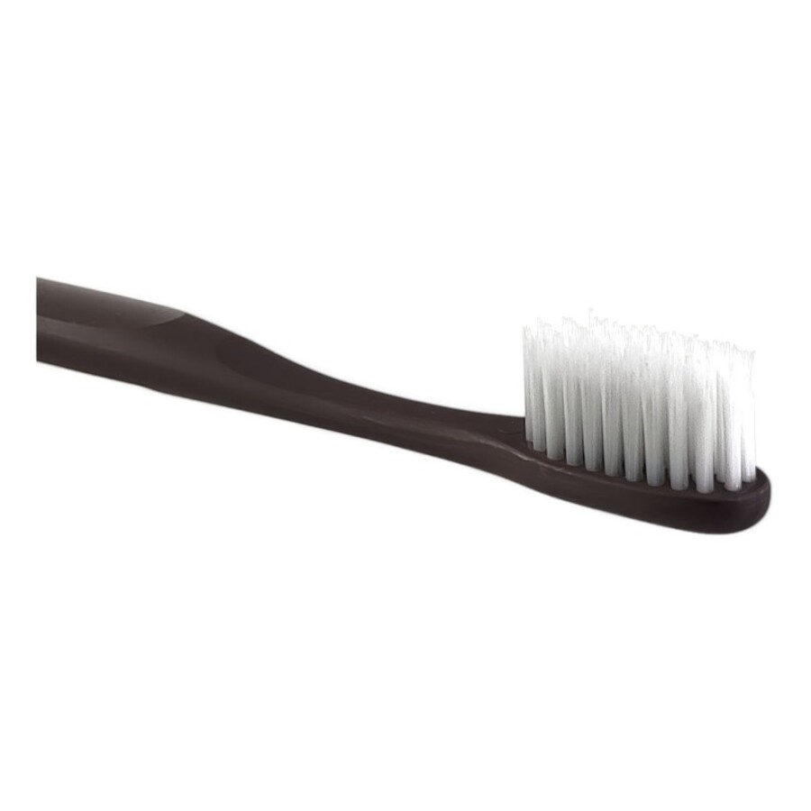 DENTAL CARE Nano Silver Pectrum Toothbrush, 1шт Dental Care Щетка зубная c наночастицами серебра и двойной щетиной, среднй жесткости и мягкой, цвет темно-коричневый