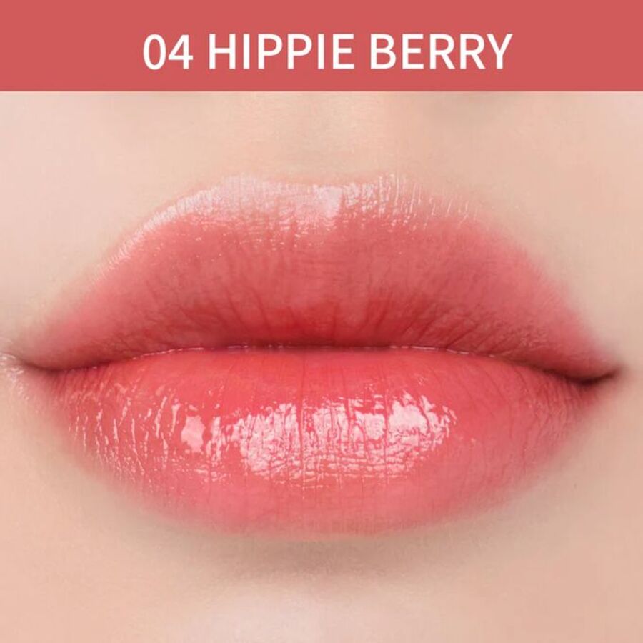 ROM&ND Glasting Melting Balm 04 Hippie Berry, 3.5гр. Rom&nd Бальзам для губ оттеночный №04, ягодно-красный