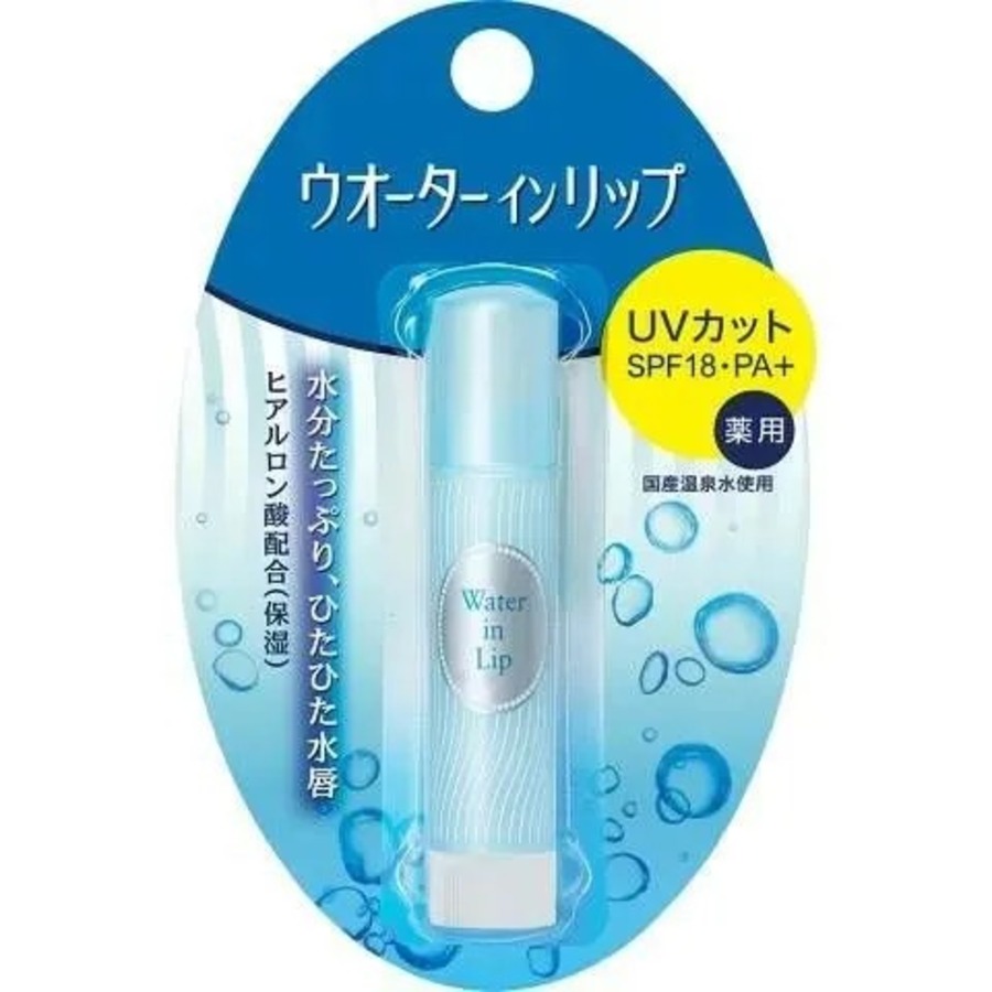 SHISEIDO Water In Lip UV SPF18 PA+, 3.5г Shiseido Бальзам для губ солнцезащитный, без цвета, без отдушек