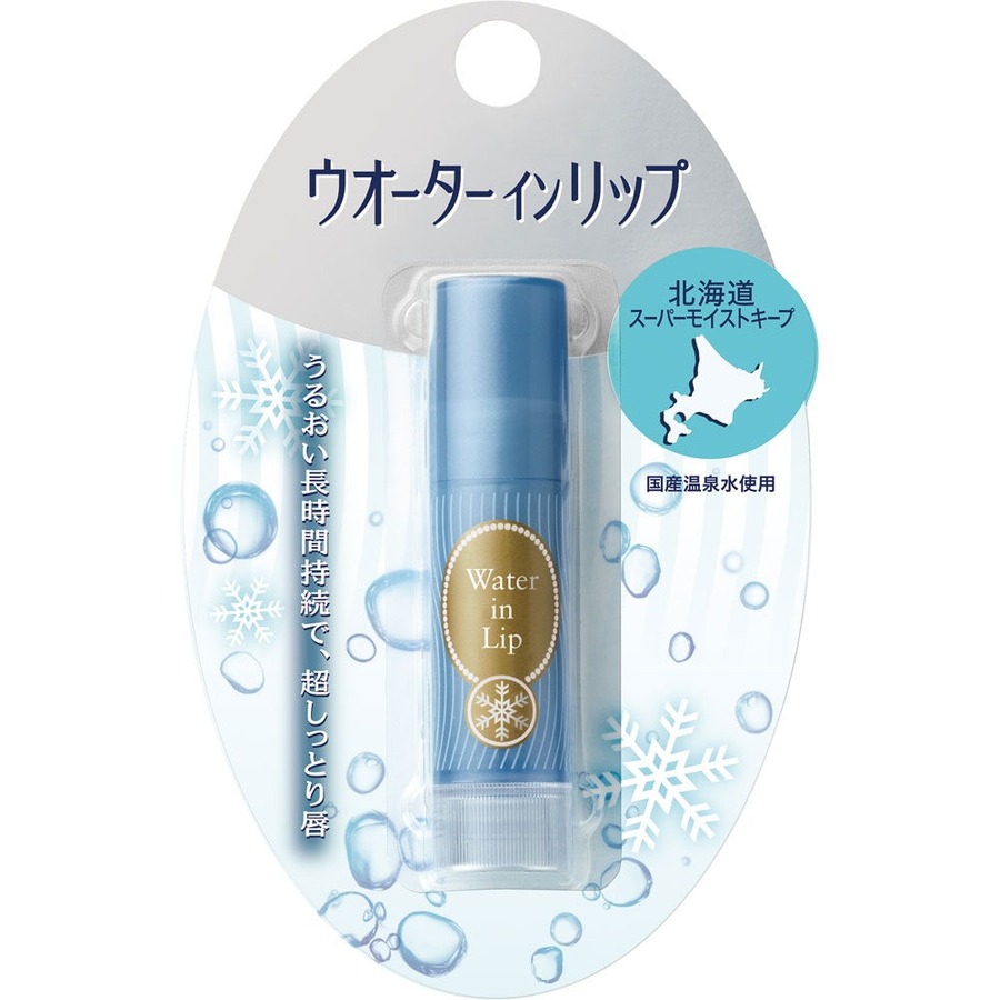 SHISEIDO Fine Today Water in Lip Super Moist Keep, 3.5гр. Shiseido Бальзам для губ защита от ветра и мороза, без цвета, без отдушек