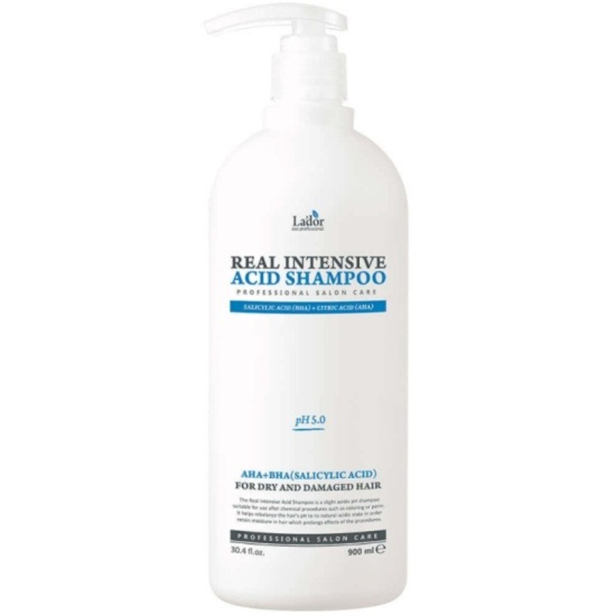 LA'DOR Real Intensive Acid Shampoo, 900мл. La'dor Шампунь интенсивный кислотный для повреждённых волос