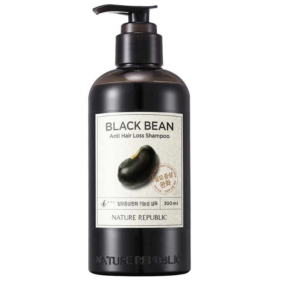 NATURE REPUBLIC Black Bean Anti Hair Loss Shampoo, 300мл. Nature Republic Шампунь против выпадения волос с экстрактом черной фасоли