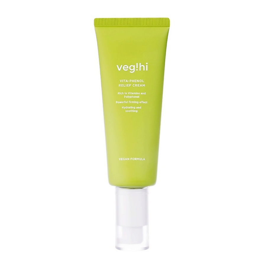 VEG!HI Vita-Phenol Relief Cream, 70мл. Veg!hi Крем для лица увлажняющий и укрепляющий веганский