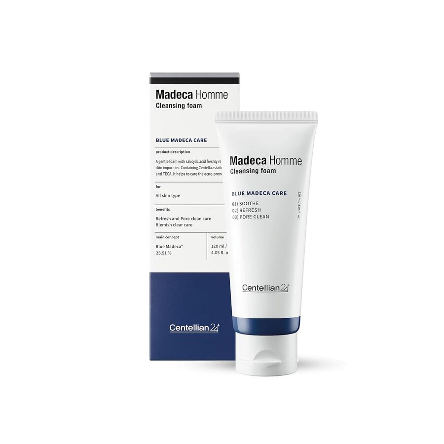 CENTELLIAN24 Пенка для умывания мужская -Centellian24 Madeca homme cleansing foam, 120мл