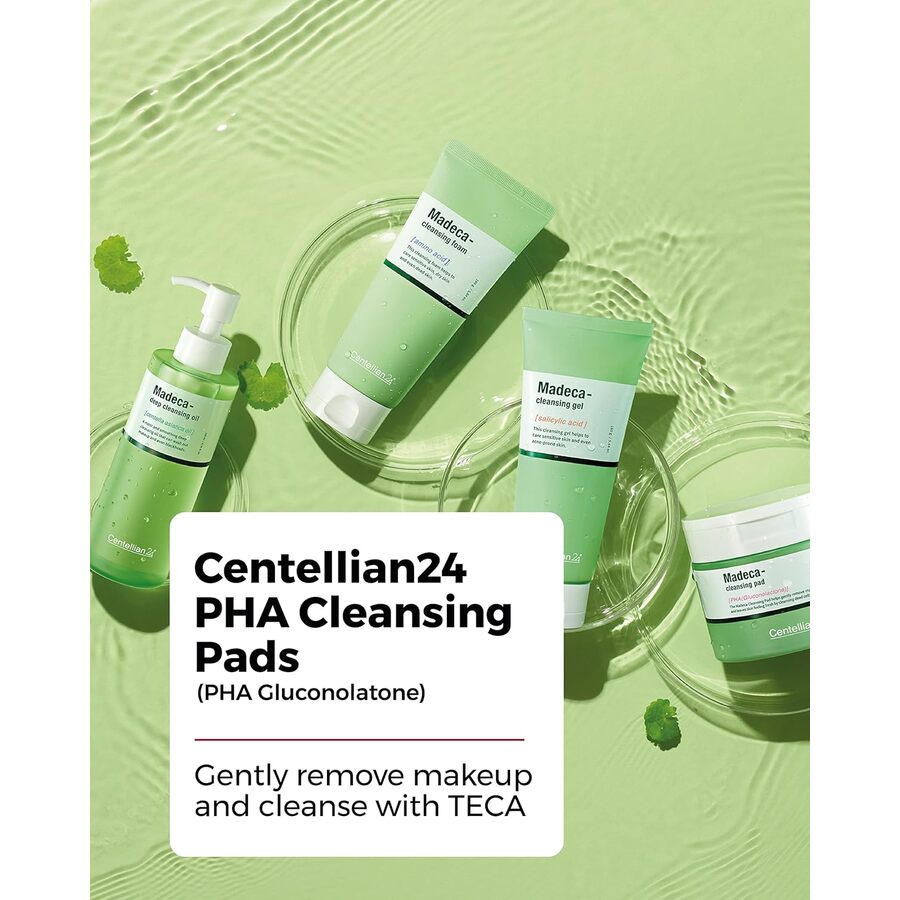 CENTELLIAN24 Пэды для лица отшелушивающие с PHA-кислотой - Centellian24 Madeca PHA cleansing pad, 60шт