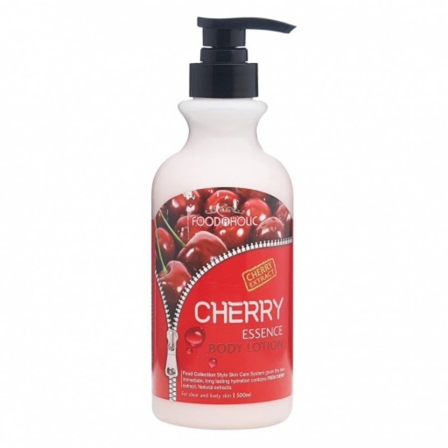 DEOPROCE Лосьон для тела с экстрактом вишни - Deoproce Foodaholic essence body lotion cherry, 500мл