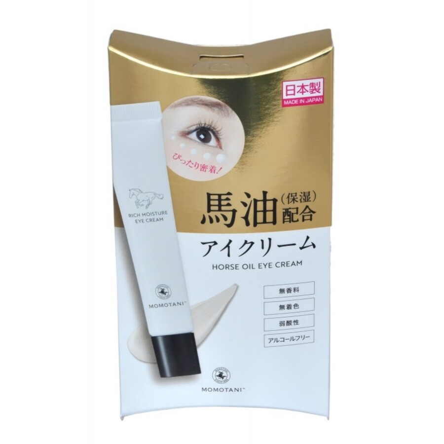 MOMOTANI Крем для очень сухой кожи вокруг глаз - Momotani Rich moisture horse oil eye cream, 15г