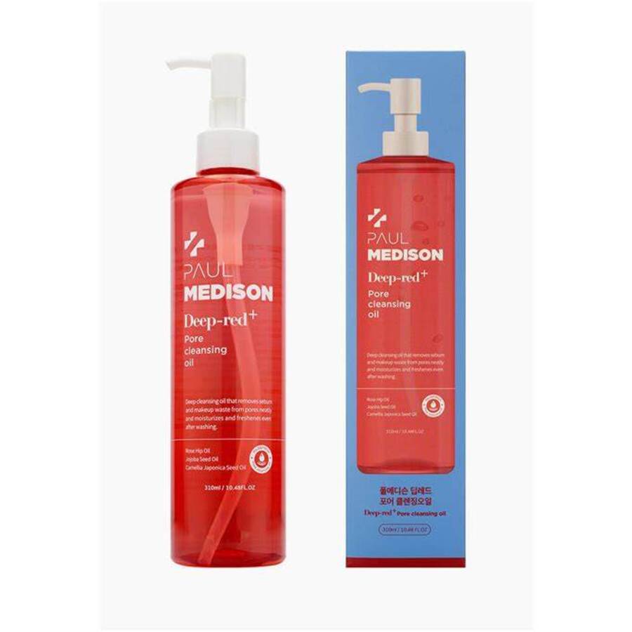 PAUL MEDISON Гидрофильное масло для глубокого очищения пор - Paul Medison Deep-red pore cleansing oil, 310мл срок годности до 31.03.2025