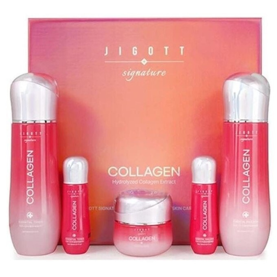 JIGOTT Набор для ухода за лицом с коллагеном - Jigott Signature collagen essential skin care 3set