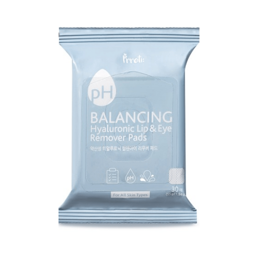 PRETTY SKIN Салфетки с гиалуроновой кислотой 20шт, Prreti pH Balancing Hyaluronic Cleansing Tissues, 10г