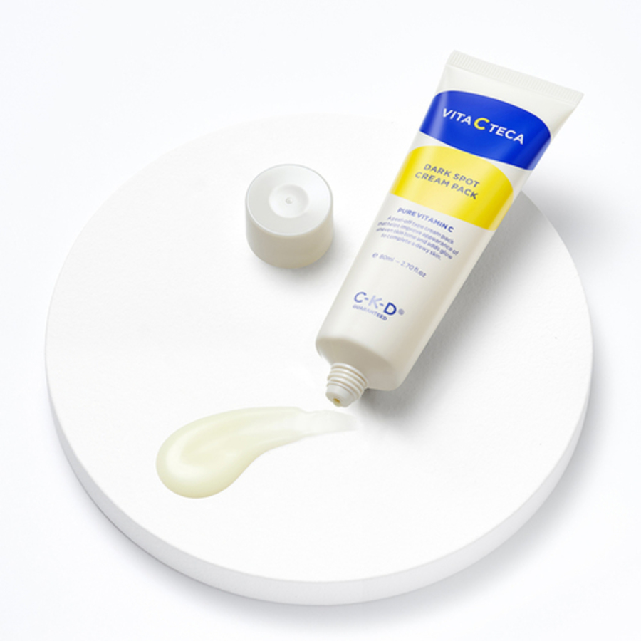 CKD Набор маска-пленка с Витамином С + кисть - CKD Vita C Teca dark spot cream pack, 80мл